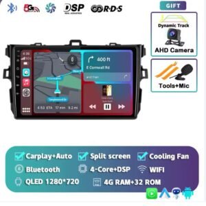 Android 14 Carplay 2din Car Radio